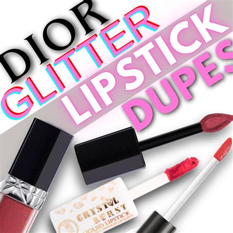 dior glitter dupe|dior lipstick dupe.